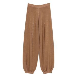 FABIANA FILIPPI Women's High-Rise Wide-Leg Pleated Trousers Women BROWN Pants